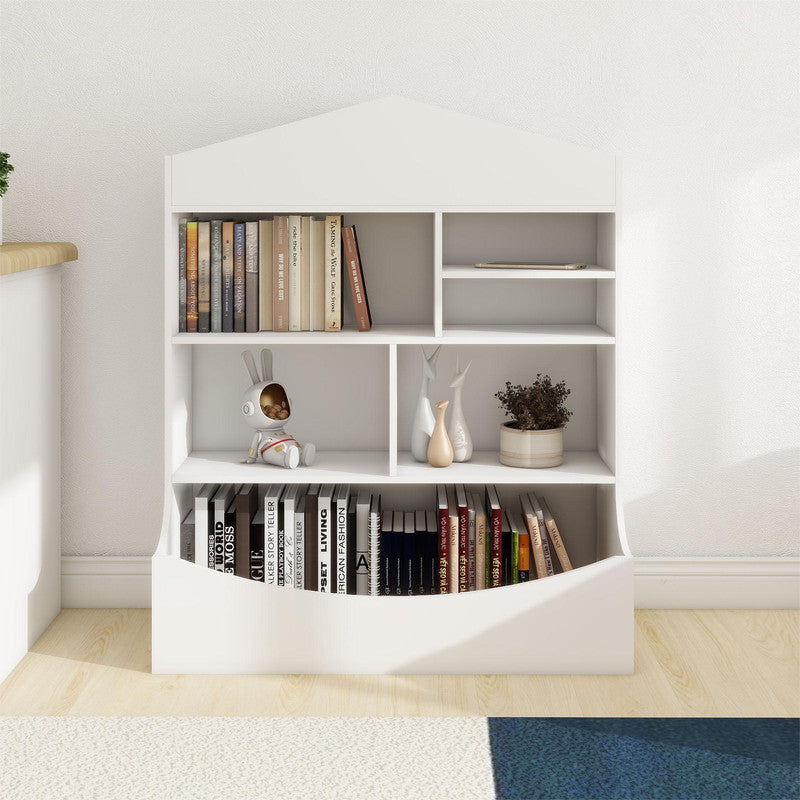 Children's Multi-Functional 7 Shelf Bookcase