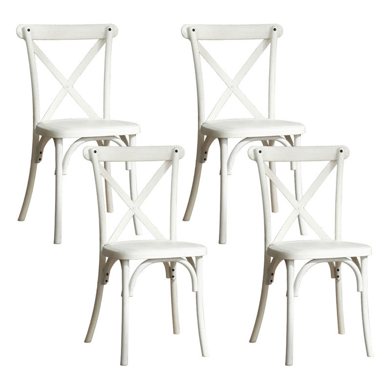 4 Pack Resin Back Chair