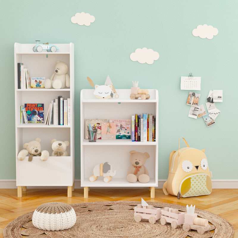 Kids 4-Tier Bookcase Children's Book Display