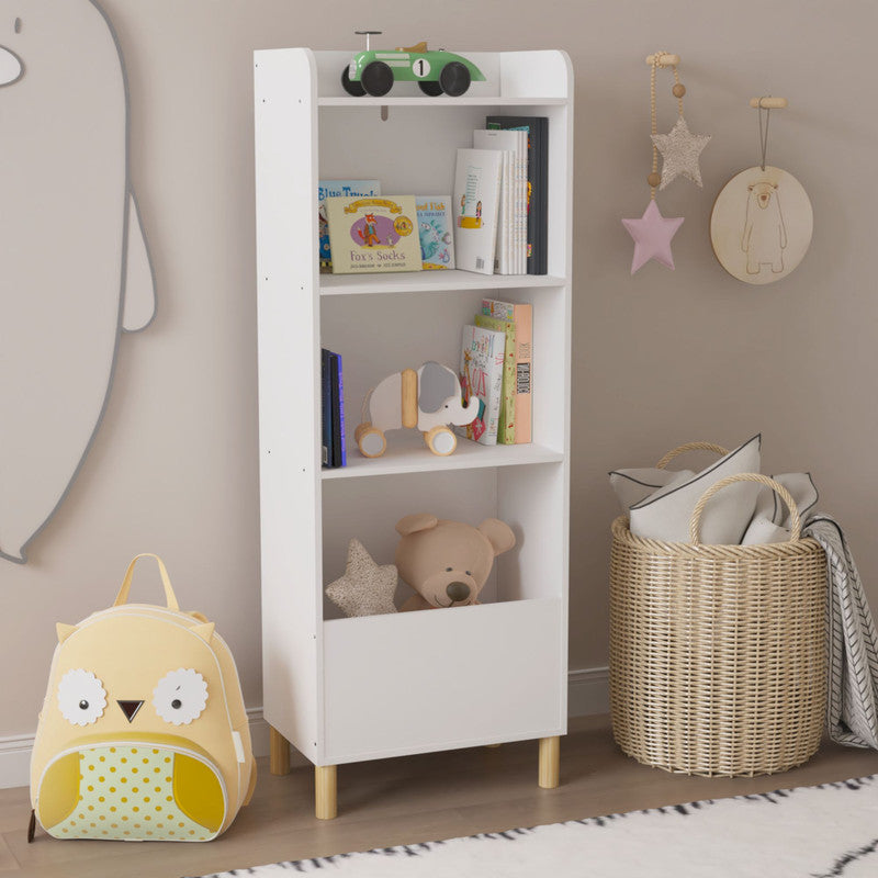 Kids 4-Tier Bookcase Children's Book Display