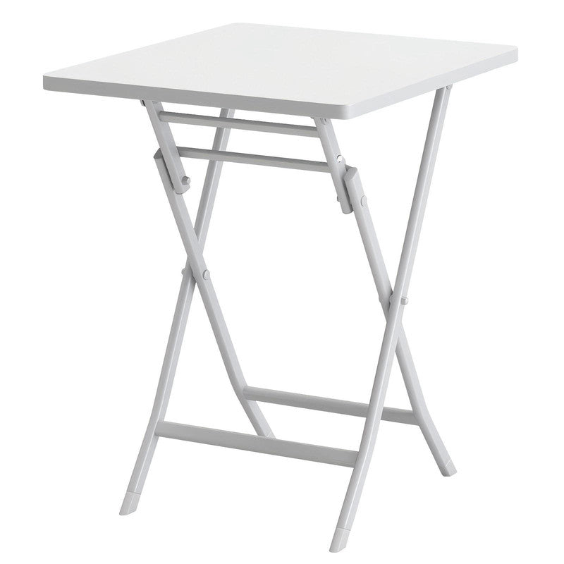 Set of 3 Patio Bistro Foldable Square Table and Chairs