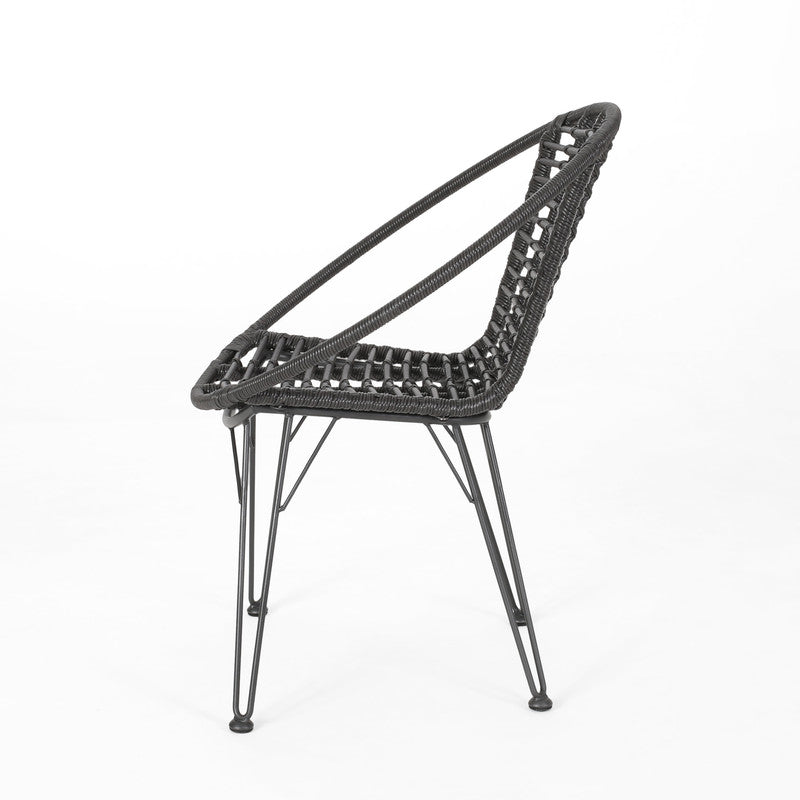 Set of 2 Outdoor Dining Chairs