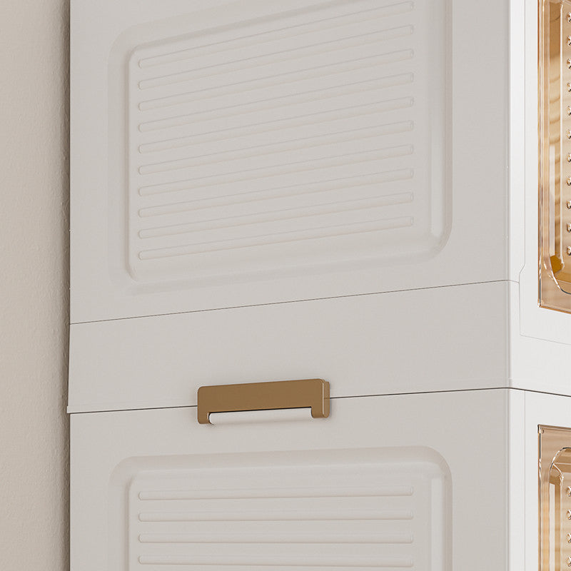 Baby Wardrobe Storage Cabinet with 12 Magnetic Doors