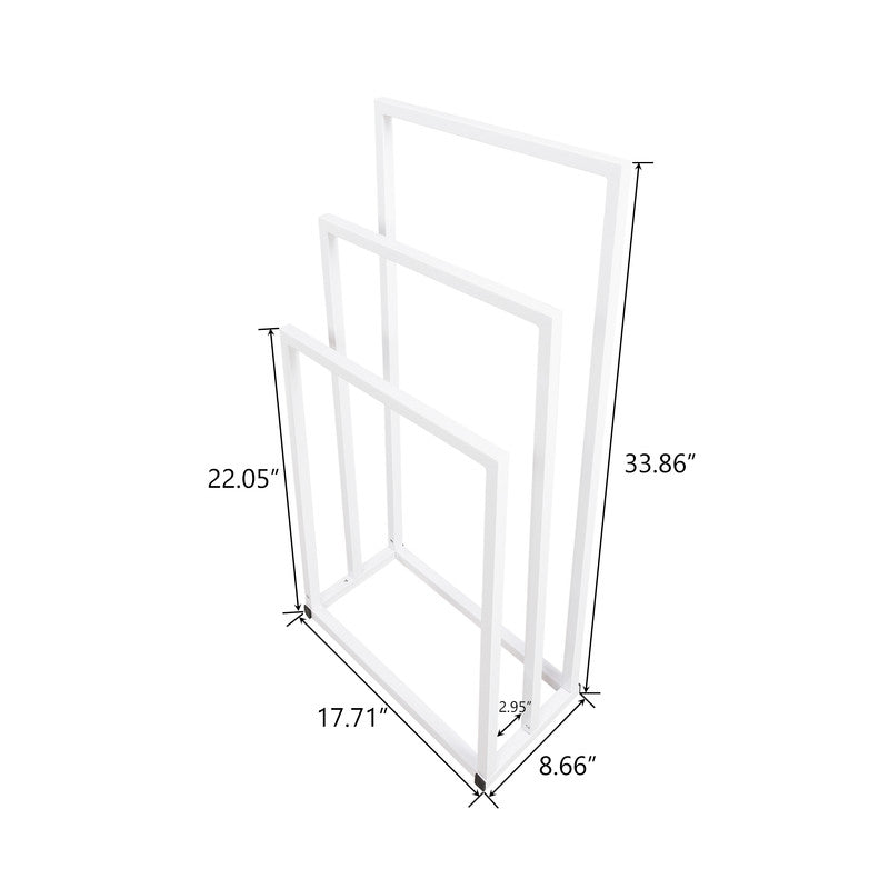 Metal Freestanding Towel Rack 3 Tiers Hand Towel Holder