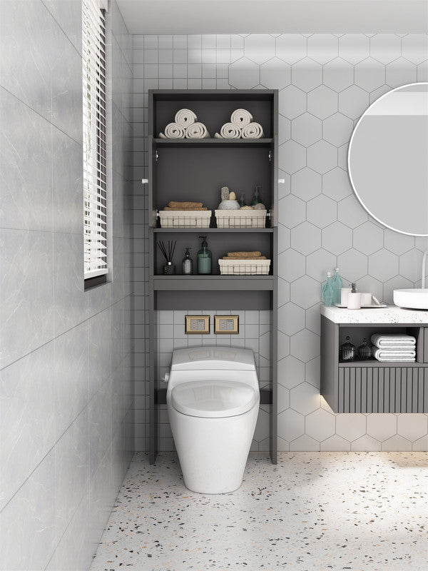 Toilet Storage Cabinet Bathroom Shelf