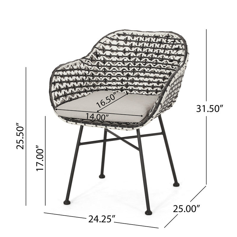 Set of 2 Herier Woven Chair
