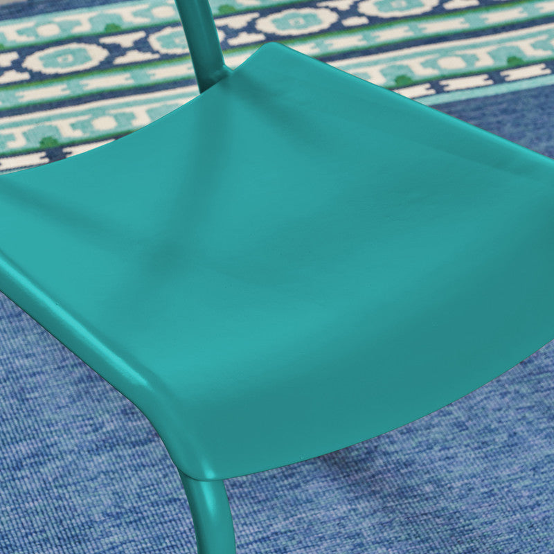 Outdoor Bistro Set Two Chairs and One Table