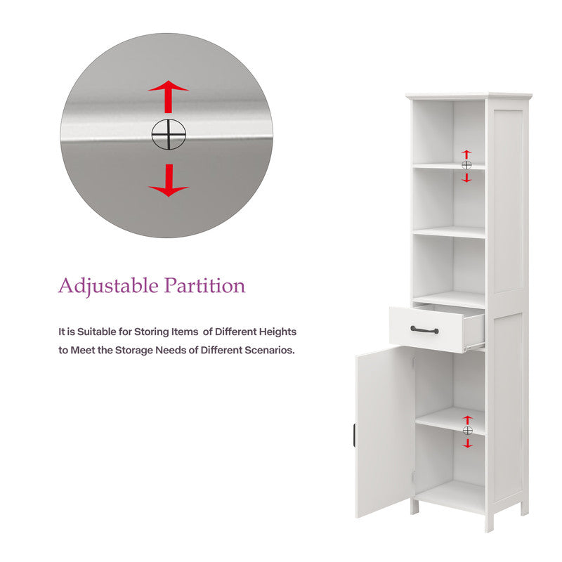 Floor Standing Cabinet with 1 Door and 1 Drawer