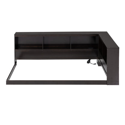 Wood Twin Size Daybed with Storage Cabinets and USB Ports