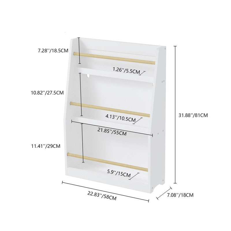 3 Tier Kids Book Shelf