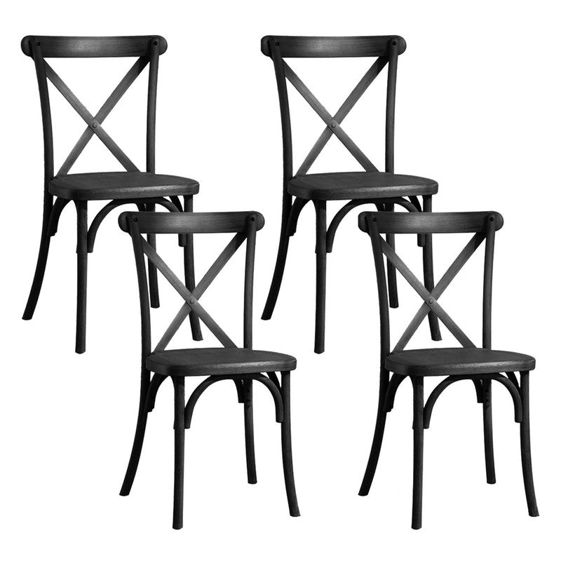 4 Pack Resin Back Chair