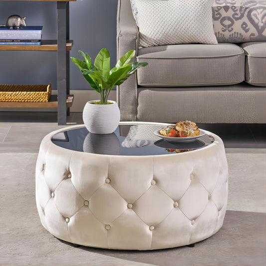 [Ship to Canada Only] Velvet Ottoman