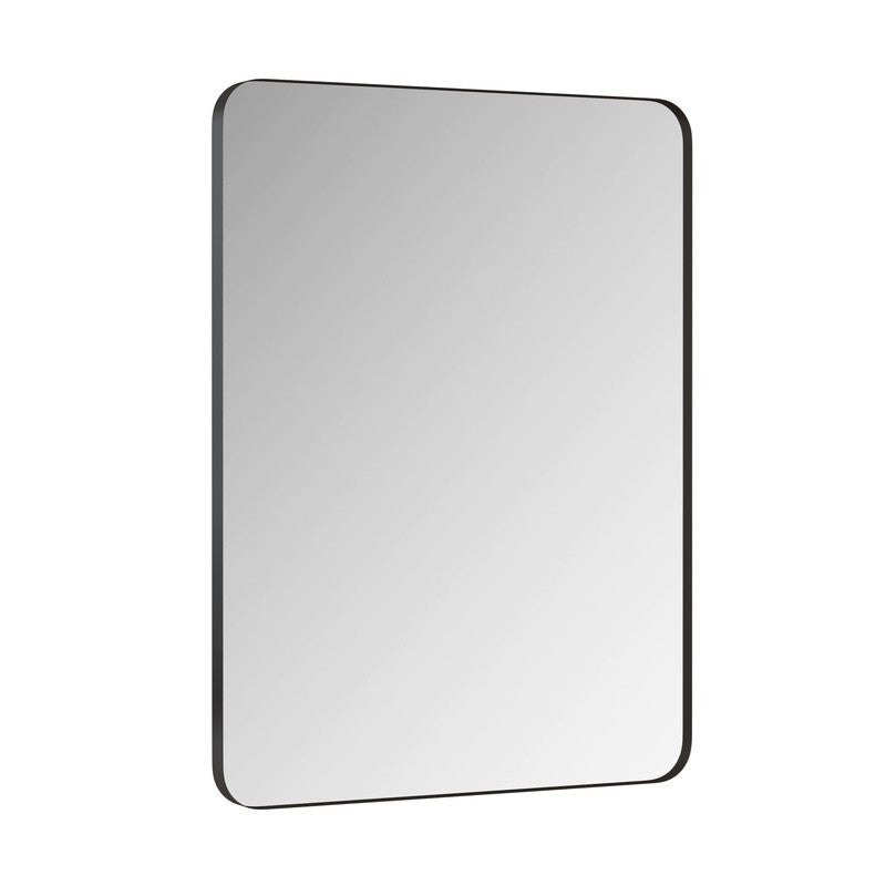 Wall Mirror Black Rectangular Mirror Metal Framed Mirror