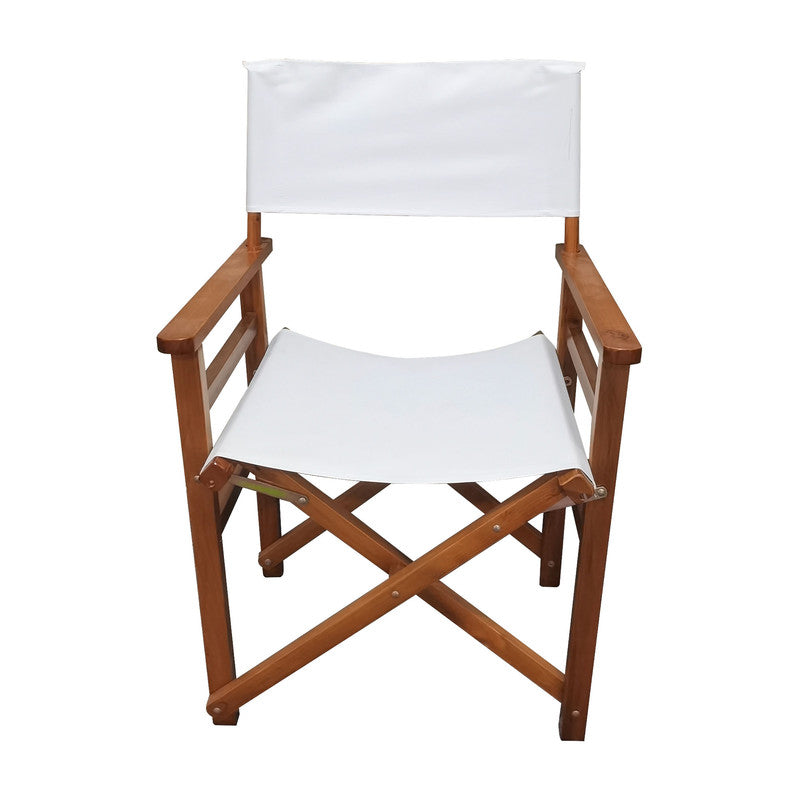 2 Pack Folding Chair Wooden Director Chair Canvas Folding Chair
