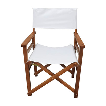 2 Pack Folding Chair Wooden Director Chair Canvas Folding Chair