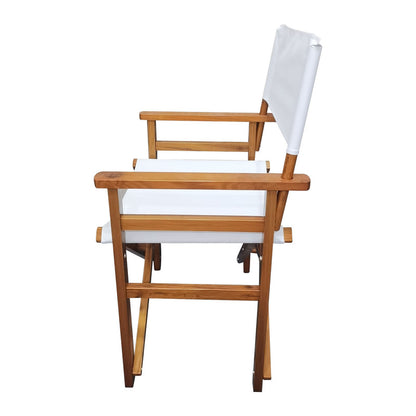 2 Pack Folding Chair Wooden Director Chair Canvas Folding Chair