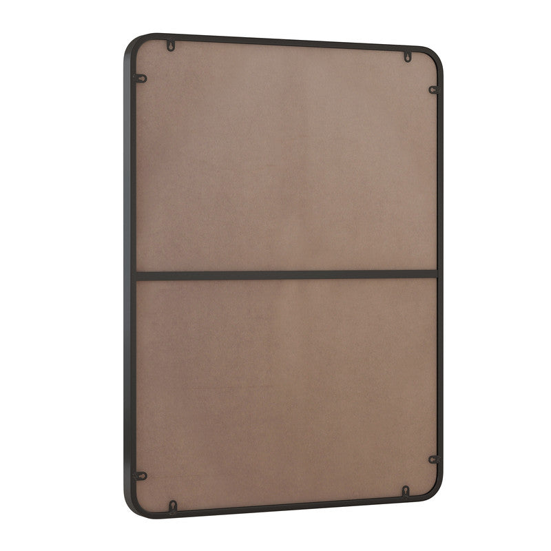 Wall Mirror Black Rectangular Mirror Metal Framed Mirror