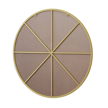 Wall Mirror Gold Circular Mirror Metal Framed Mirror