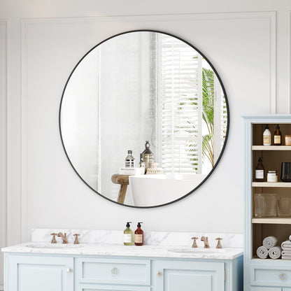Wall Mirror Gold Circular Mirror Metal Framed Mirror