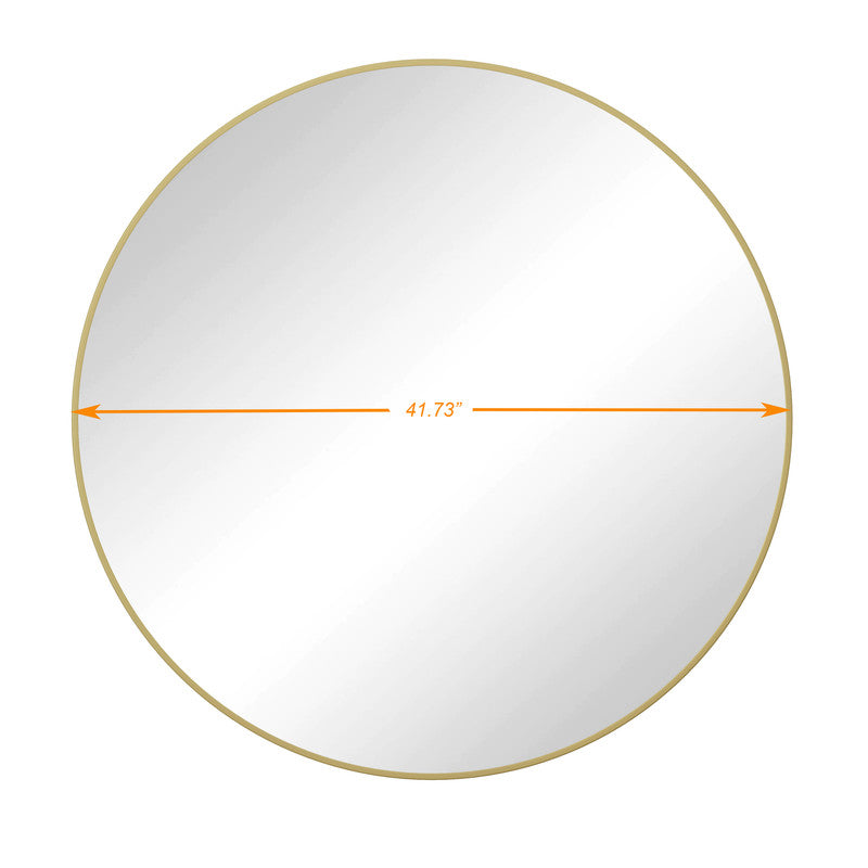 Wall Mirror Gold Circular Mirror Metal Framed Mirror