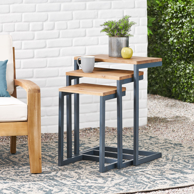 [Ship to Canada Only] Firwood Nesting Tables (Set of 3)