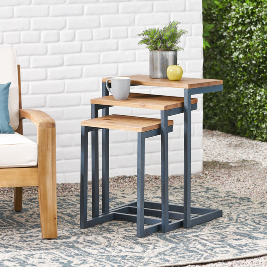 [Ship to Canada Only] Firwood Nesting Tables (Set of 3)