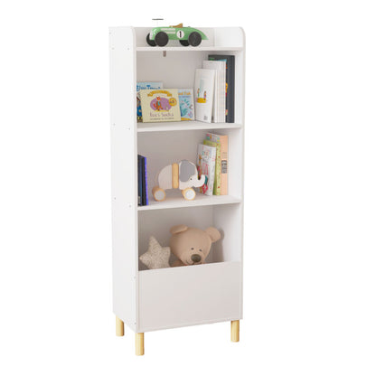 Kids 4-Tier Bookcase Children's Book Display