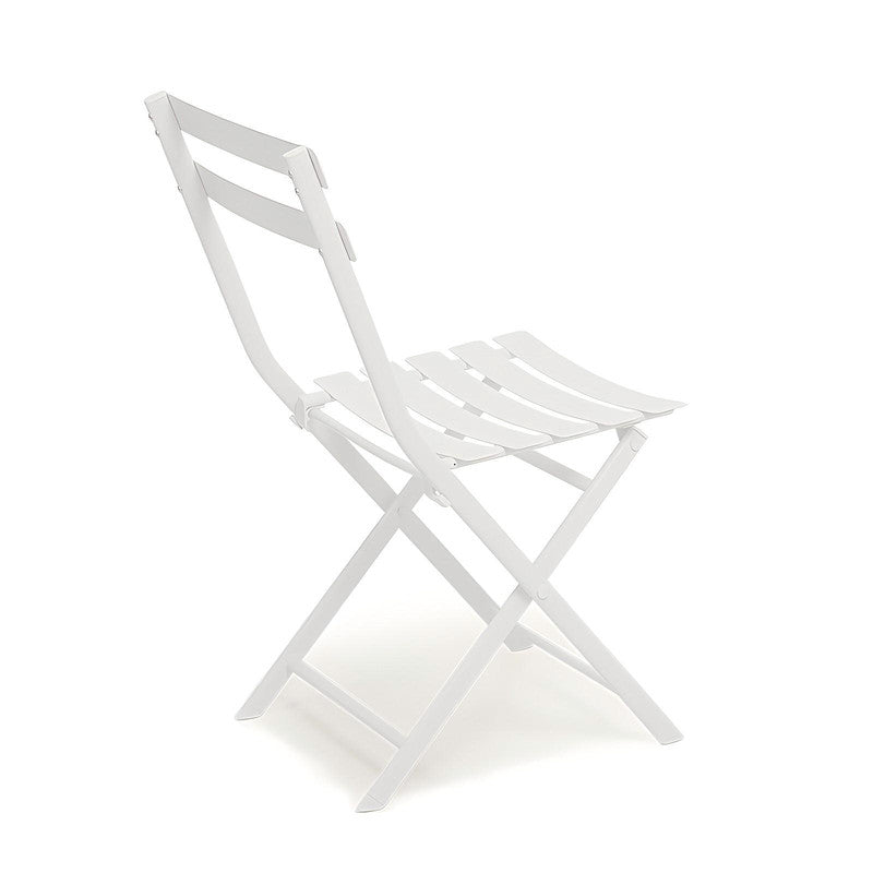 Set of 3 Patio Bistro Foldable Square Table and Chairs