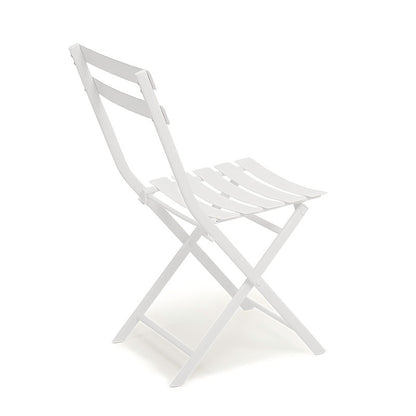 Set of 3 Patio Bistro Foldable Square Table and Chairs