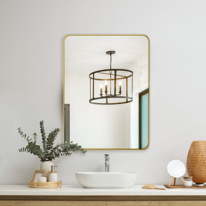 Wall Mirror Black Rectangular Mirror Metal Framed Mirror Vanity Mirror