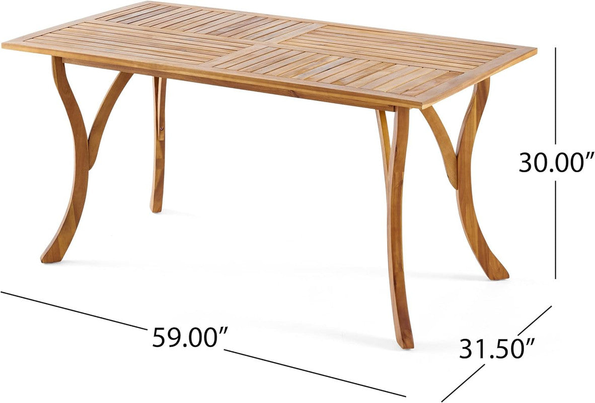 [Ship to Canada Only] Hermosa 59'' Rectangular Wood Table