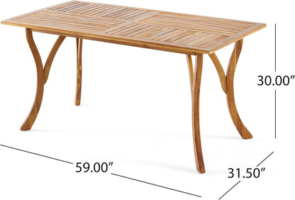[Ship to Canada Only] Hermosa 59'' Rectangular Wood Table