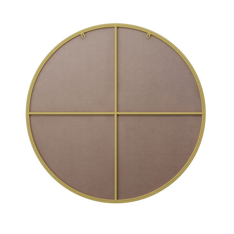 28 Inch Gold Wall Mirror Circular Mirror Metal Framed Mirror