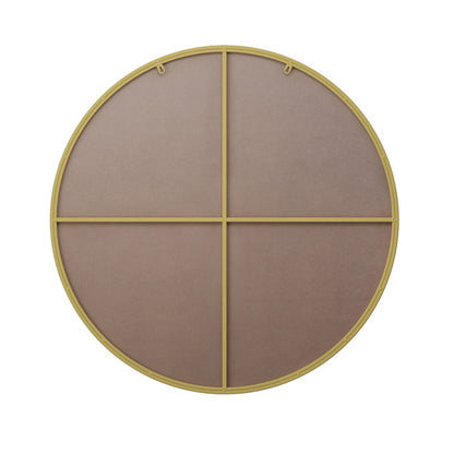 28 Inch Gold Wall Mirror Circular Mirror Metal Framed Mirror