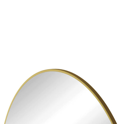 28 Inch Gold Wall Mirror Circular Mirror Metal Framed Mirror