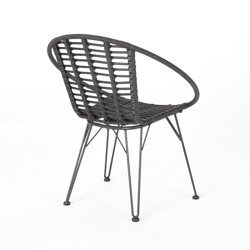 Set of 2 Outdoor Dining Chairs
