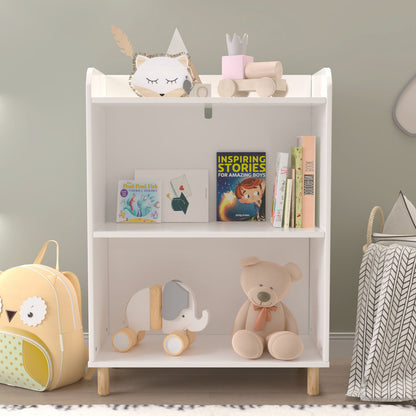 Kids 3-Tier Bookcase Children's Book Display