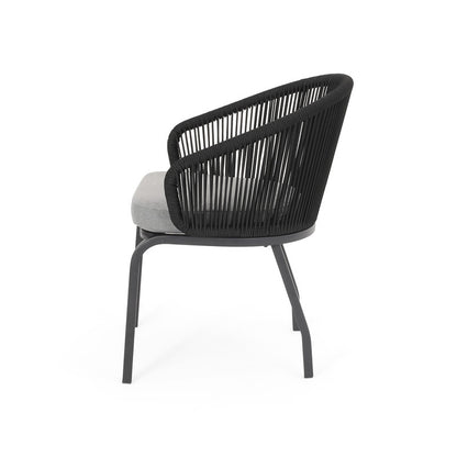 Set of 2 Woven Rope Outdoor Chair