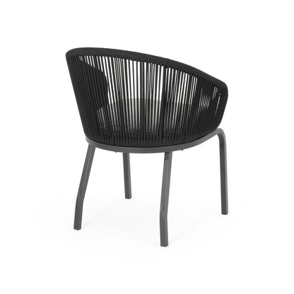 Set of 2 Woven Rope Outdoor Chair