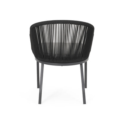 Set of 2 Woven Rope Outdoor Chair