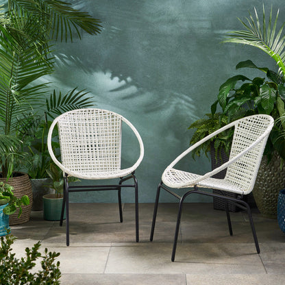 Set of 2 Javia Outdoor Wicker Chair