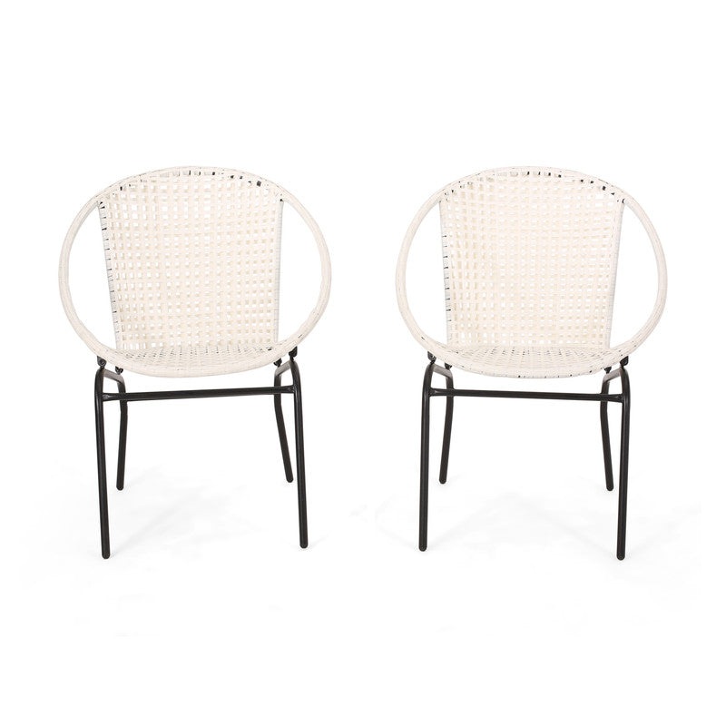 Set of 2 Javia Outdoor Wicker Chair