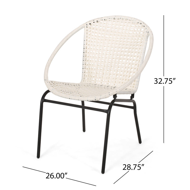 Set of 2 Javia Outdoor Wicker Chair