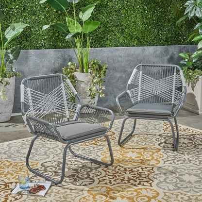 Set of 2 Idaho Woven Rope Chair