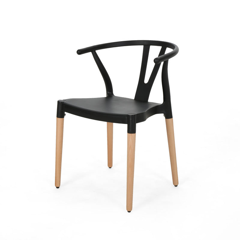 [Ship to Canada Only] Plastic Dining Chair (Set of 2)