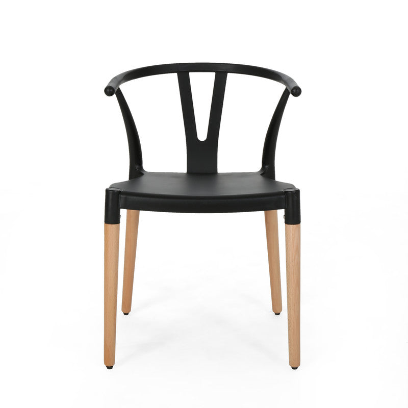 [Ship to Canada Only] Plastic Dining Chair (Set of 2)