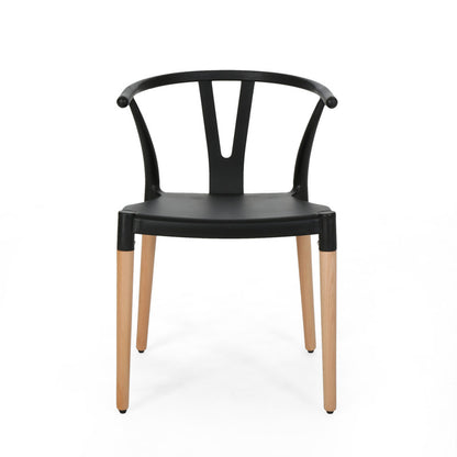 [Ship to Canada Only] Plastic Dining Chair (Set of 2)