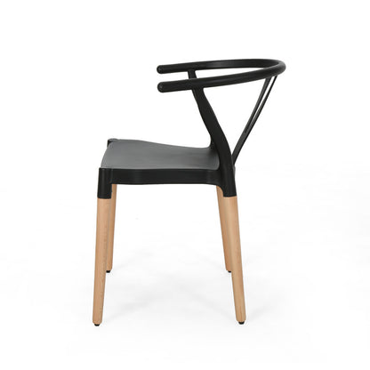 [Ship to Canada Only] Plastic Dining Chair (Set of 2)