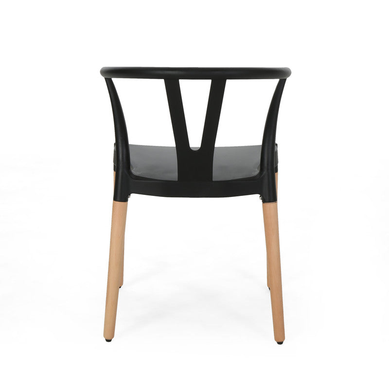 [Ship to Canada Only] Plastic Dining Chair (Set of 2)
