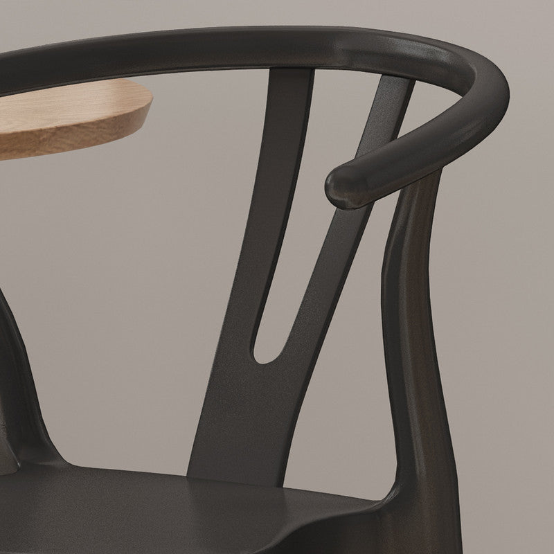 [Ship to Canada Only] Plastic Dining Chair (Set of 2)